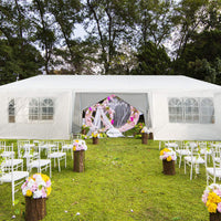 Waterproof Gazebo Tent with 6 Removable Side Panels for Party