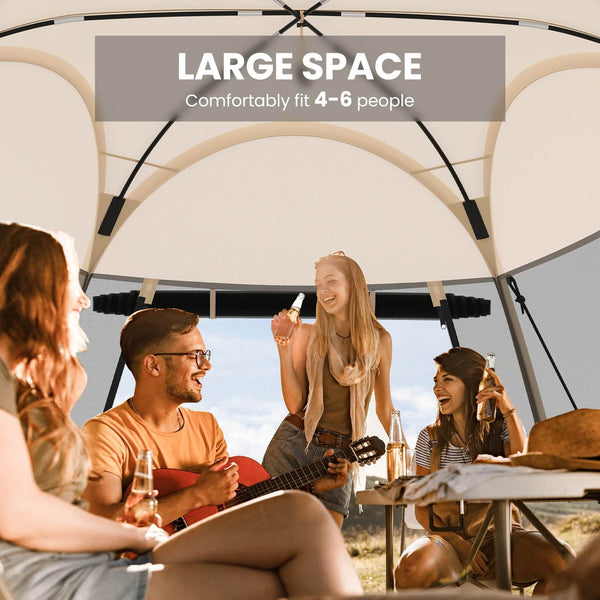 3 X 2.8 M Pop up Mesh Screen House for 4-6 People