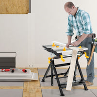 Folding Work Table 125kg Load Capacity, Portable Workbench