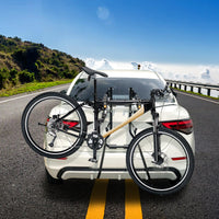 3-Bike Trunk Mount Rack with Adjustable Length Angle