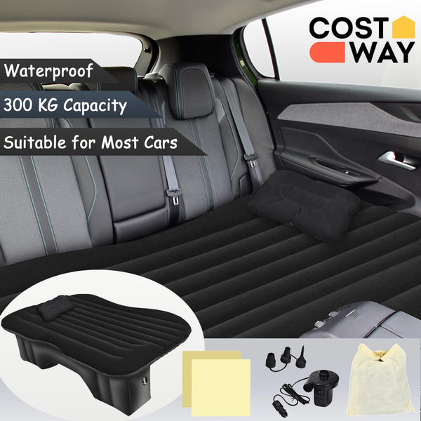 Inflatable Car Air Mattress, Backseat SUV Air Bed w/Pillow