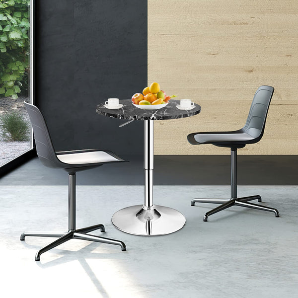Giantex Modern Bar Table w/Marble Patterns (only table)
