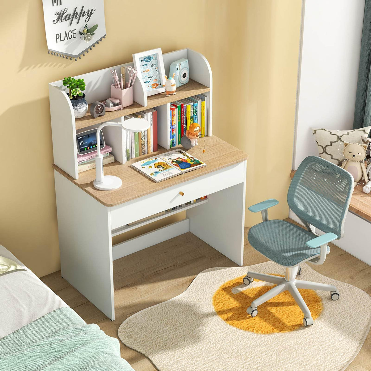 Kids Study Desk with Storage