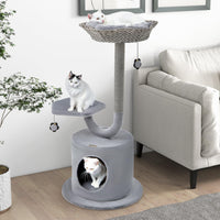 Cat Tree for Indoor Cats, 106 CM Tall Cat Tower