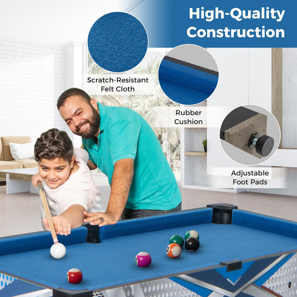 Giantex 6 in 1 Multi Game Table, Combo Game Table