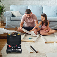Folding Step Ladder with Wide Pedal for Kitchen