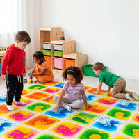 4/9-Pack 30 x 30 CM Square Liquid Puzzle Pads for Kids