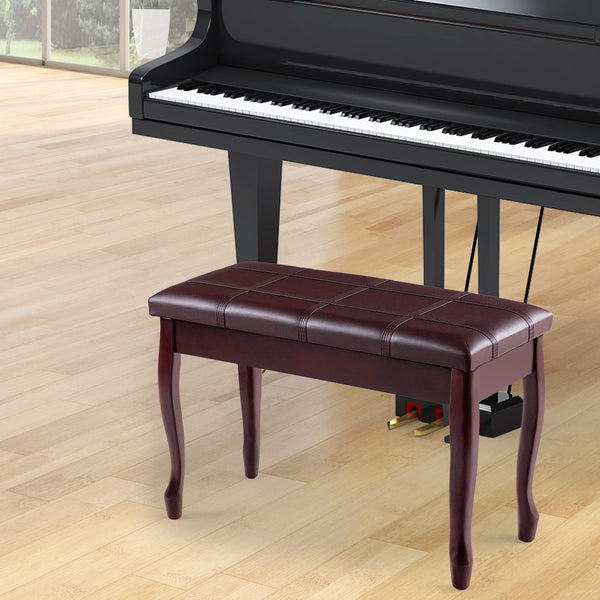 Giantex Piano Bench Stool w/Padded Cushion & Music Storage, Perfect for Home Use