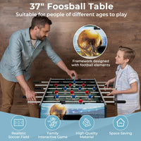 Giantex Foosball Table, 37" Foosball Table Adult Size