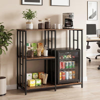 Kitchen Baker's Rack Mini Fridge Stand Table with 4 Shelves for Oven
