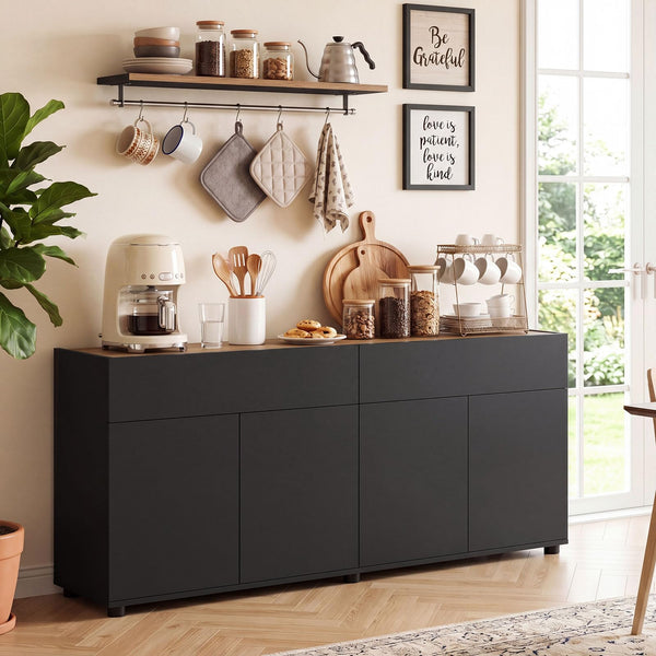 Giantex 160cm Sideboard Buffet Cabinet with Storage