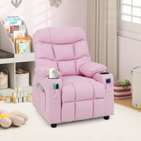 Kids Recliner Chair with Cup Holder