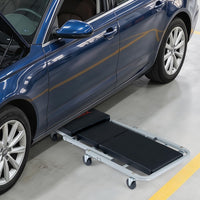 36"/40" 2-in-1 Mechanic Creeper & Z-Seat with 6 Swivel Casters