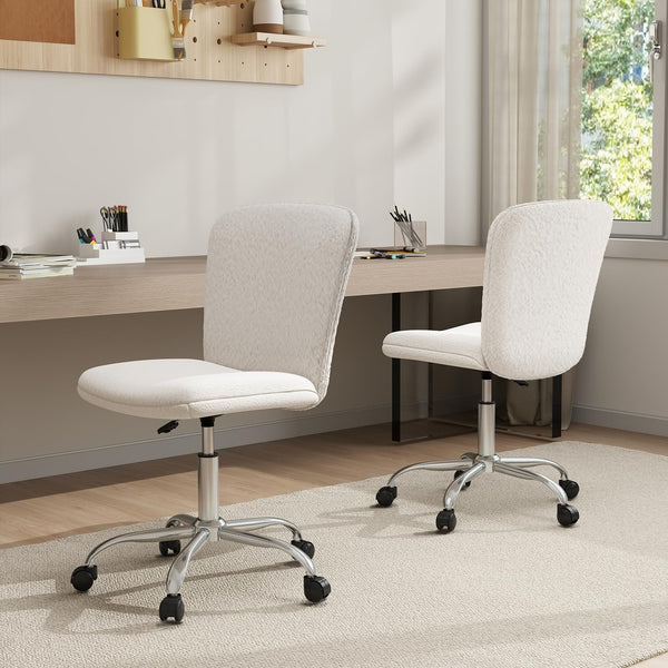Height-Adjustable Ergonomic Mesh Chair, 2 Pack