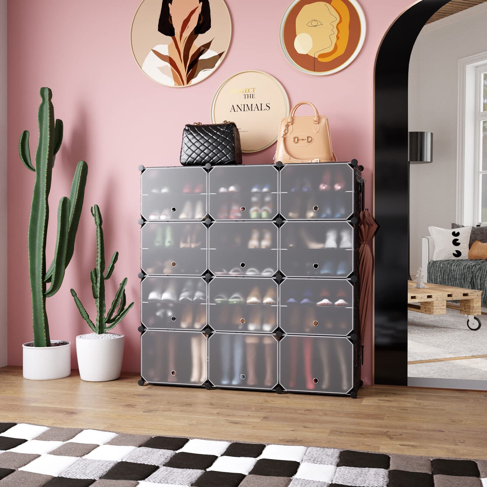 12 cube shoe discount organizer