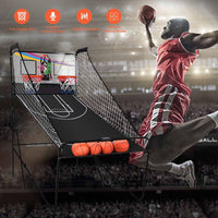 Basketball Arcade Game, Foldable Basketball Game W/Electric LED Digital Scoring System