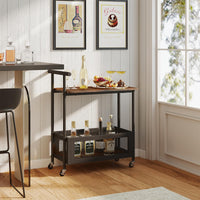 Giantex Kitchen Serving Cart Rolling End Table