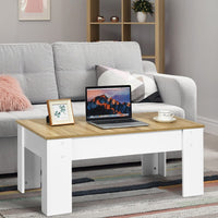Giantex Lift Top Coffee Table, w/Hidden Storage Compartment, Cocktail Table, w/Lift Tabletop for Living Room Reception Room