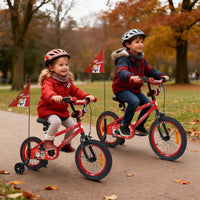 Toddler Training Bike with Music Function and Removable Training Wheels