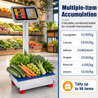 Giantex 150KG Heavy Duty Digital Folding Platform Scale