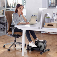 Under Desk Elliptical Pedal Exerciser, Adjustable Magnetic Resistance