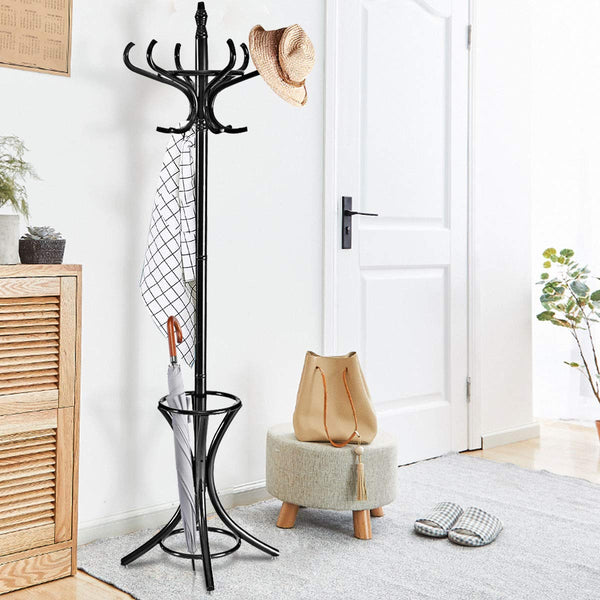 Coat Rack, Free Standing Coat Rack, Solid Wood Coat Tree