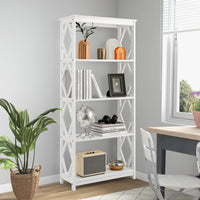 Giantex 5-Tier Bookshelf, Modern Bookcase with Open Shelves