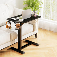 Mobile Standing Desk, Height Adjustable Overbed Bedside Table