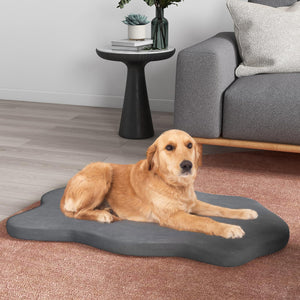 Dog Bed for Large Dogs, Orthopedic Dog Bed with Memory Foam Support, Waterproof Dog Crate Mat with Removable Cover