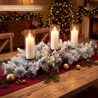 72 cm Foldable Christmas Centerpiece 3 Candle Holder