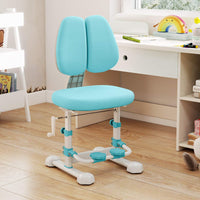 Kids Chair, Ergonomic Children Study Desk Chair with Adjustable Double Backrest