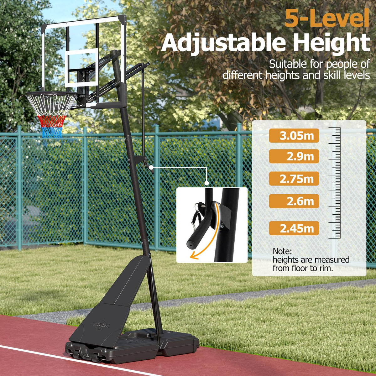 Portable Outdoor Basketball Hoop