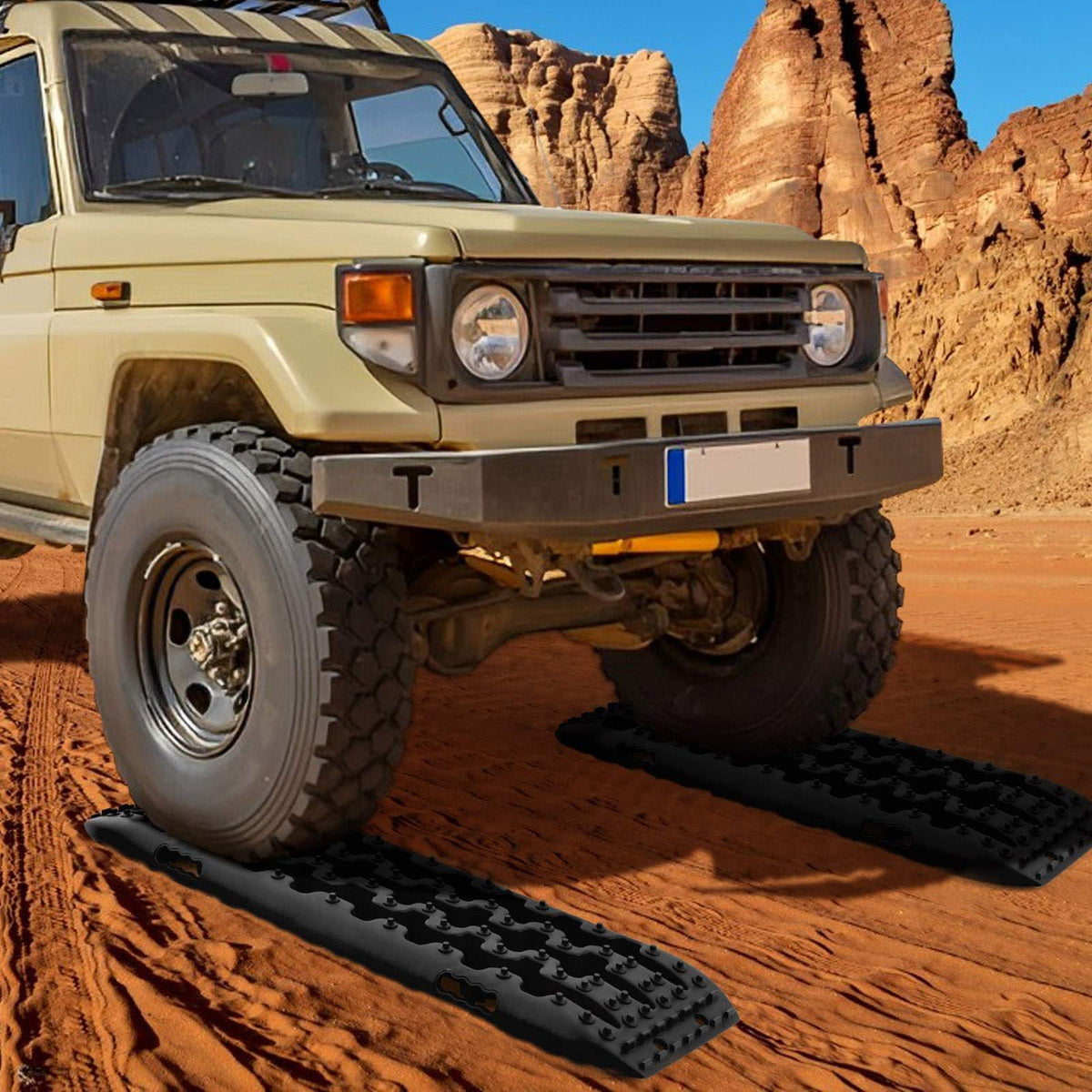 Set of 2 Off-Road Traction Board, 10 Tons Recovery Board Traction Aid