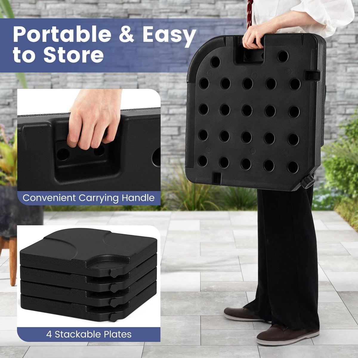 Outdoor Sun Shade Umbrella Base Stand