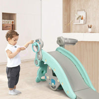 4-in-1 Rocking Horse and Slide Set for Kids