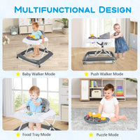 Foldable Baby Walker Toddler Activity Center Push Walker