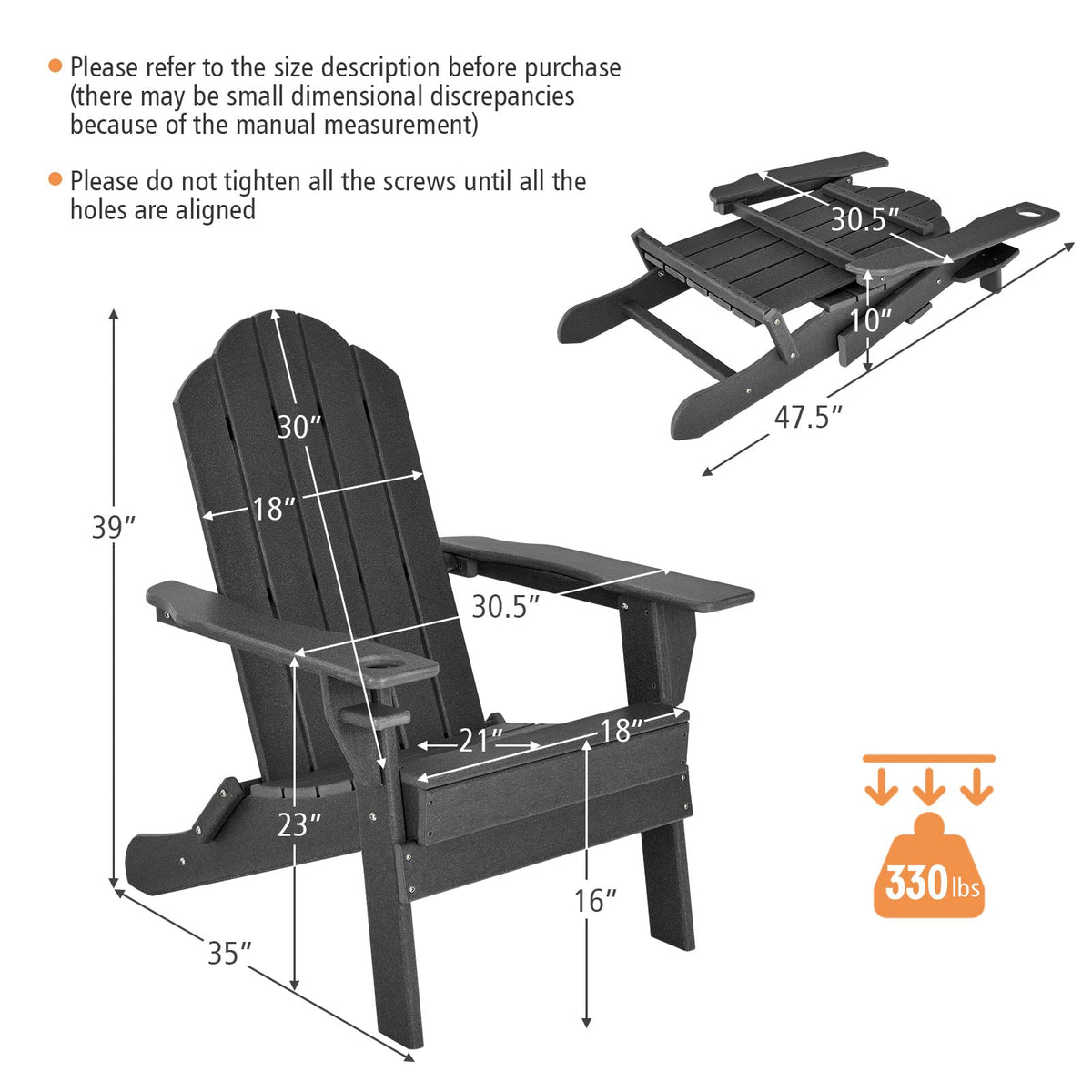 Adirondack Chair Outdoor Folding Chairs