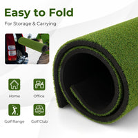 Golf Hitting Mat, Standard Real Feel Golf Practice Mat with Synthetic Turf