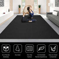 Yoga Mat, Exercise Yoga Mat with Double-sided Non-slip Design