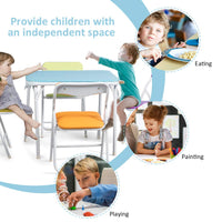 Kids Table and Chairs Set, Children Toddler Study Desk