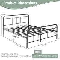 Giantex Metal Bed Frame, Modern Bed Frame with Headboard & Footboard