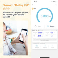 Infant Scale w/Detachable Tray for Body Weight & Height Measurement, Weight Scale w/APP Control