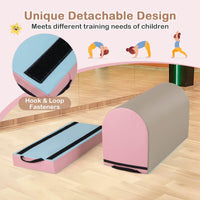 Mailbox Tumbling Aid Trainer Gymnastics Vaulting Box with Detachable Mat