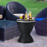 Outdoor Ice Cooler with Height Adjustable Tabletop for Party