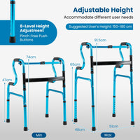 Folding Walker, Height Adjustable Walking Frame