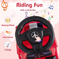 Mercedes-Benz Licensed Kids' Ride On Truck, Push Fire Engine