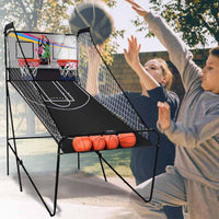 Basketball Arcade Game, Foldable Basketball Game W/Electric LED Digital Scoring System