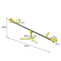 Kids Seesaw Swivel Children Teeter Totter Outdoor Play Set for 2 children