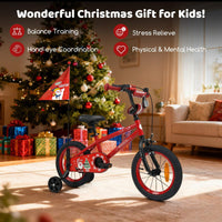 Toddler Training Bike with Music Function and Removable Training Wheels