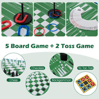 14-in-1 Combo Game Table Set with Foosball for Home and Office